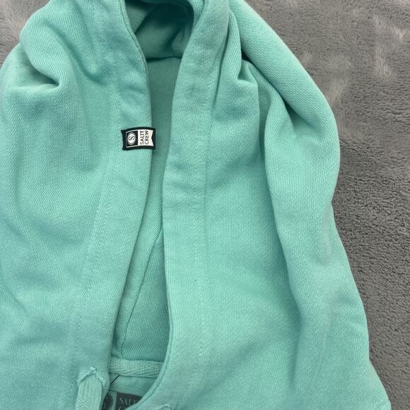 Salty Crew Ron Jon Collab Hoodie "Find Refuge In The Sea" Woman S Mint Surf Shop - Picture 5 of 10